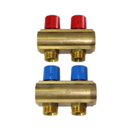 Колектор Bianchi 1х3/4 ЗР 2 крани